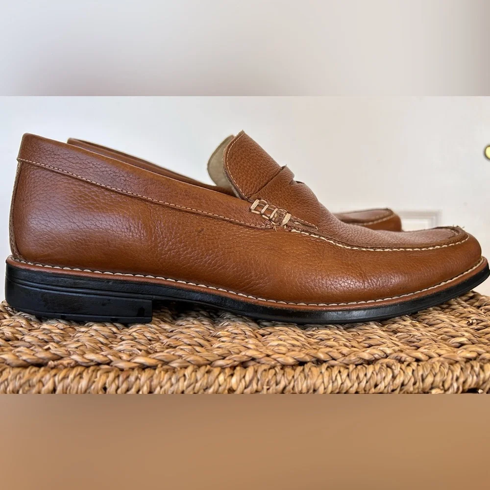 Santo Triana Men’s Leather Penny Loafers‎ Slip On Size 10M
